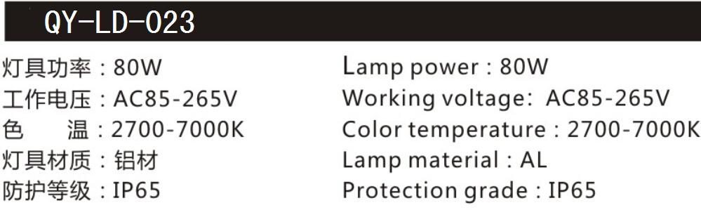 QY-LD-0023路燈