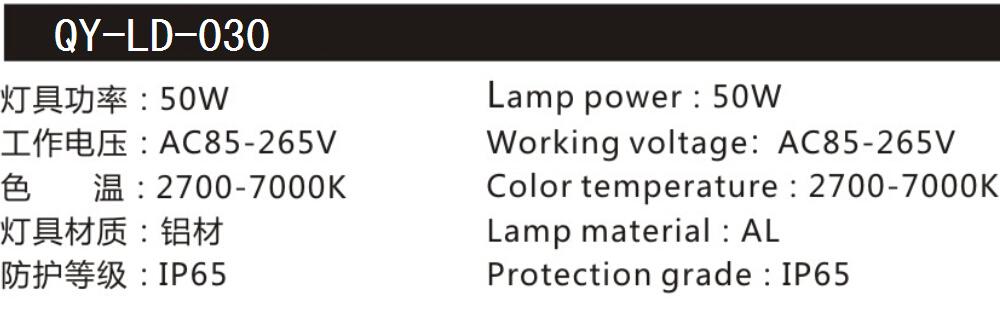 QY-LD-0030路燈